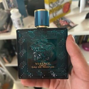 Versace Eros Eau de Parfum in Blue and Gold
